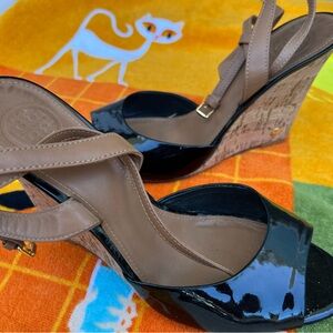 Super cute Tory Burch summer heels sz 9